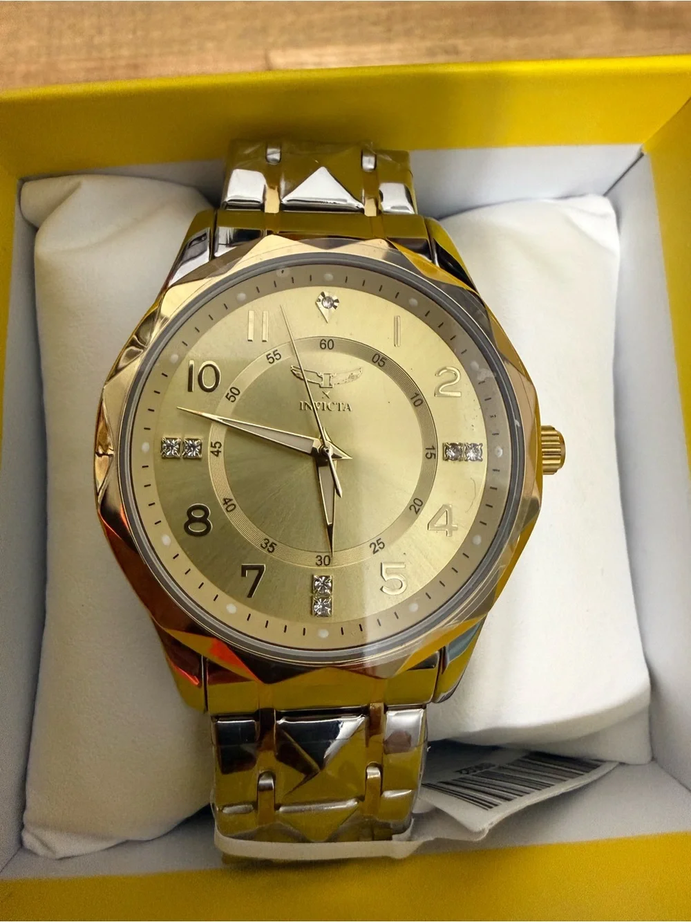 Invicta Specialty Gold Men's Stainless Steel Dress Watch - Picture 2 of 3